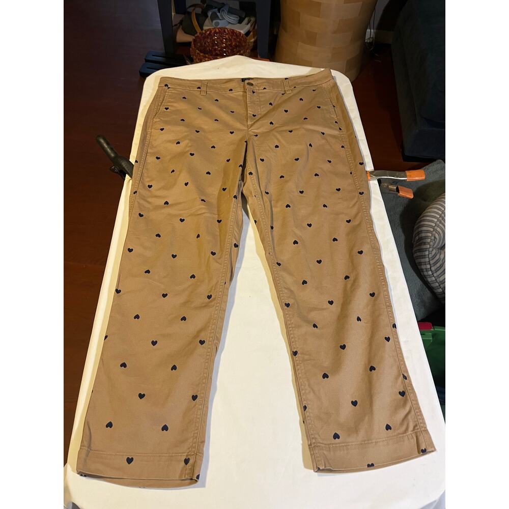 J Crew High Rise Girlfriend Chinos